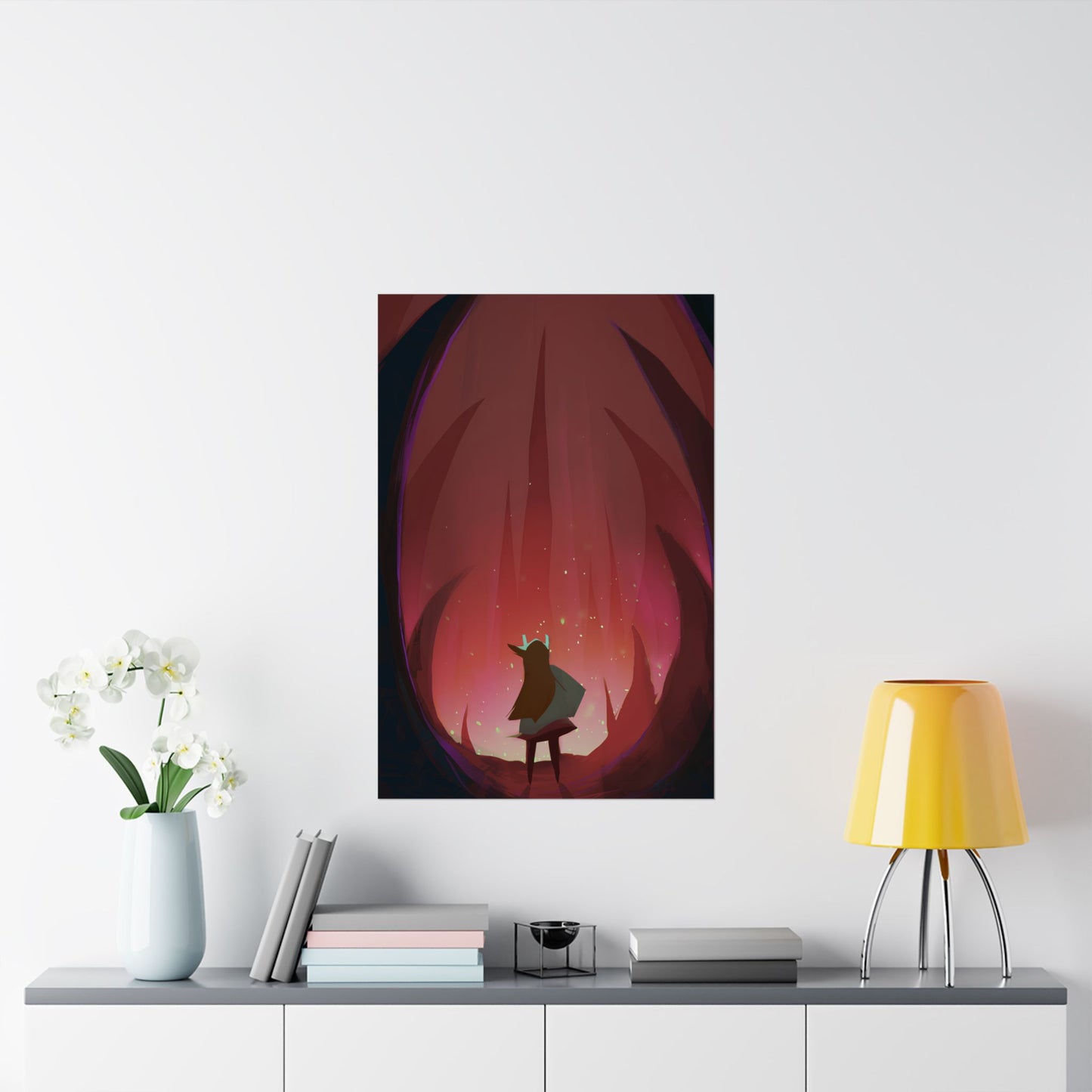 Saffron Inferno Poster