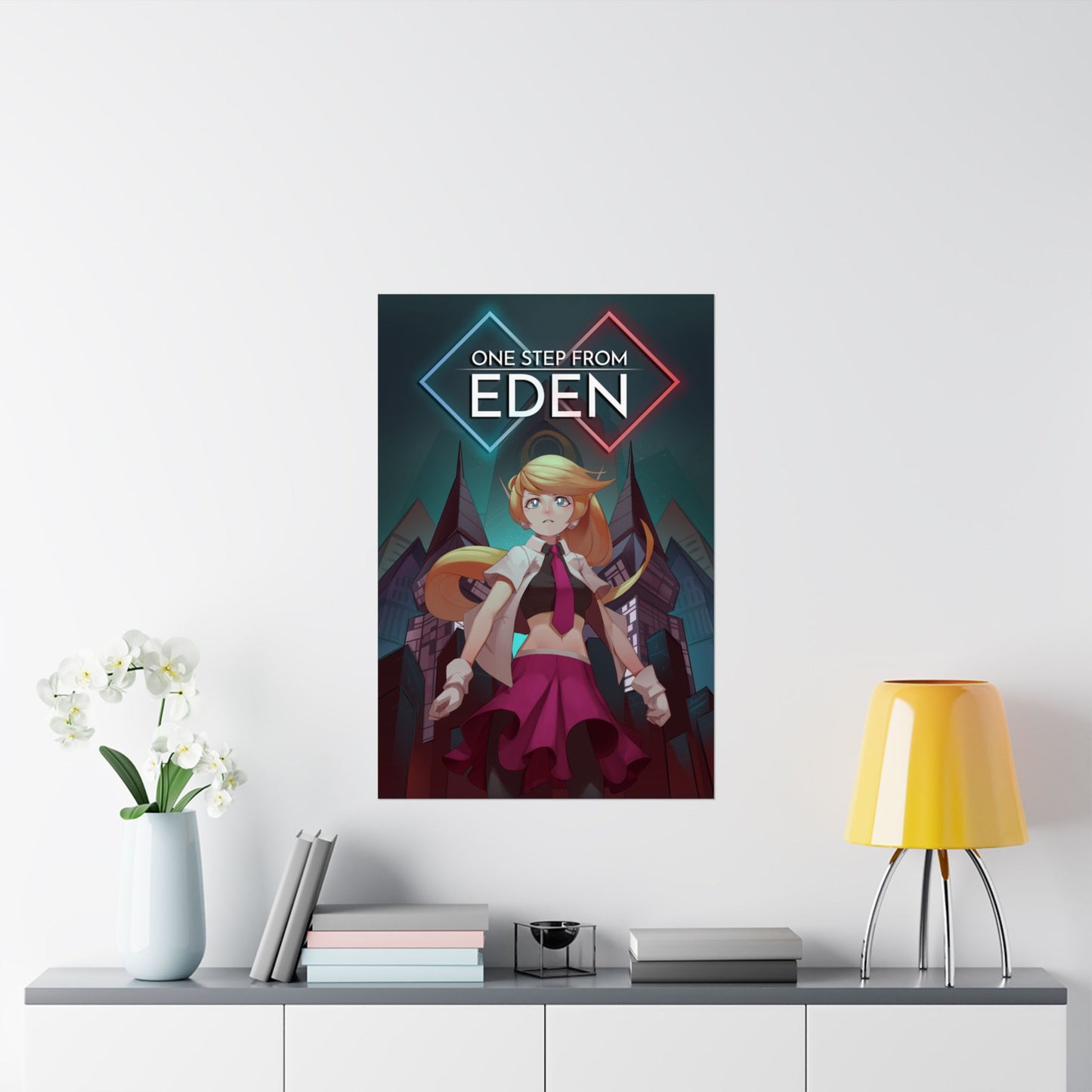 ONE STEP FROM EDEN Original Box Art Poster