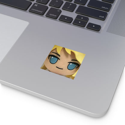 Saffron Plush Smug Sticker