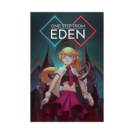 ONE STEP FROM EDEN Original Box Art Poster