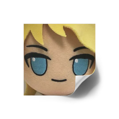 Saffron Plush Smug Sticker