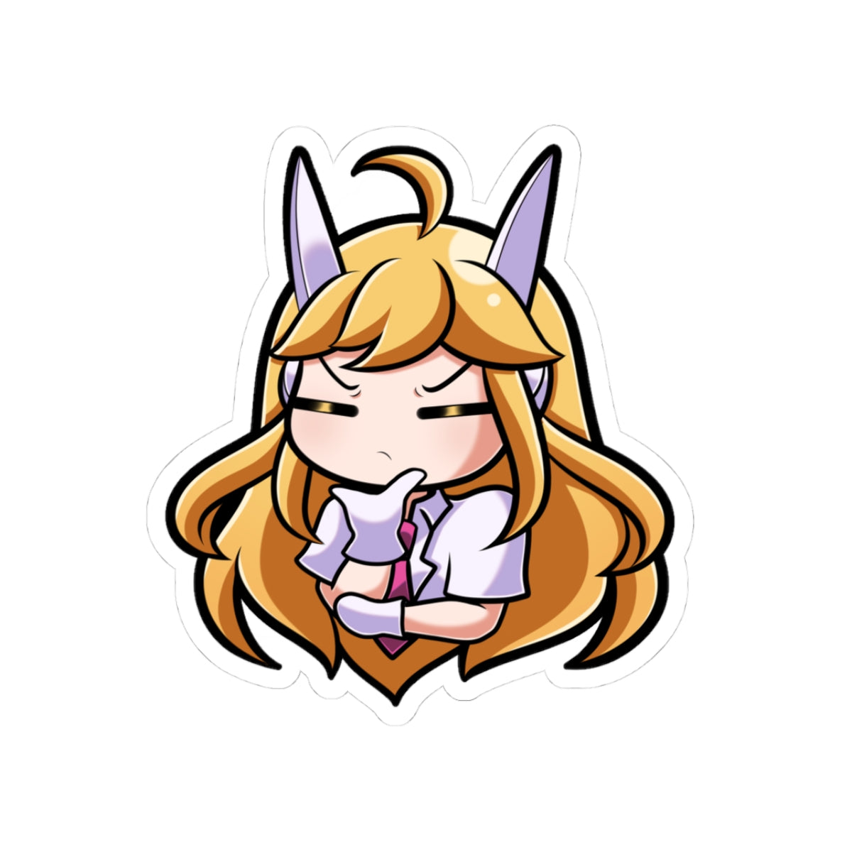 Saffron Thinking Sticker